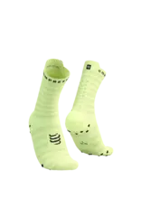 Compressport Pro Racing Socks V4.0 Ultralight Run High - Shadow Lime/Black