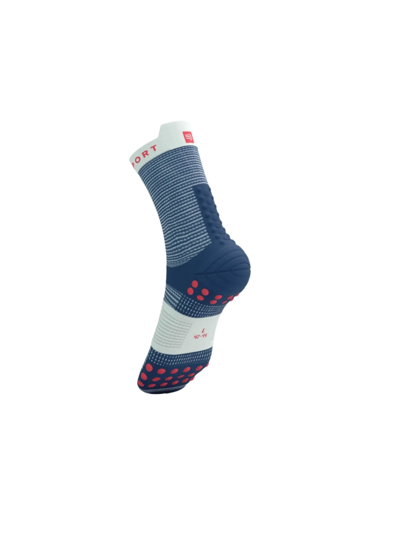 Compressport Pro Racing Socks V4.0 Run High - Blues/Sugar