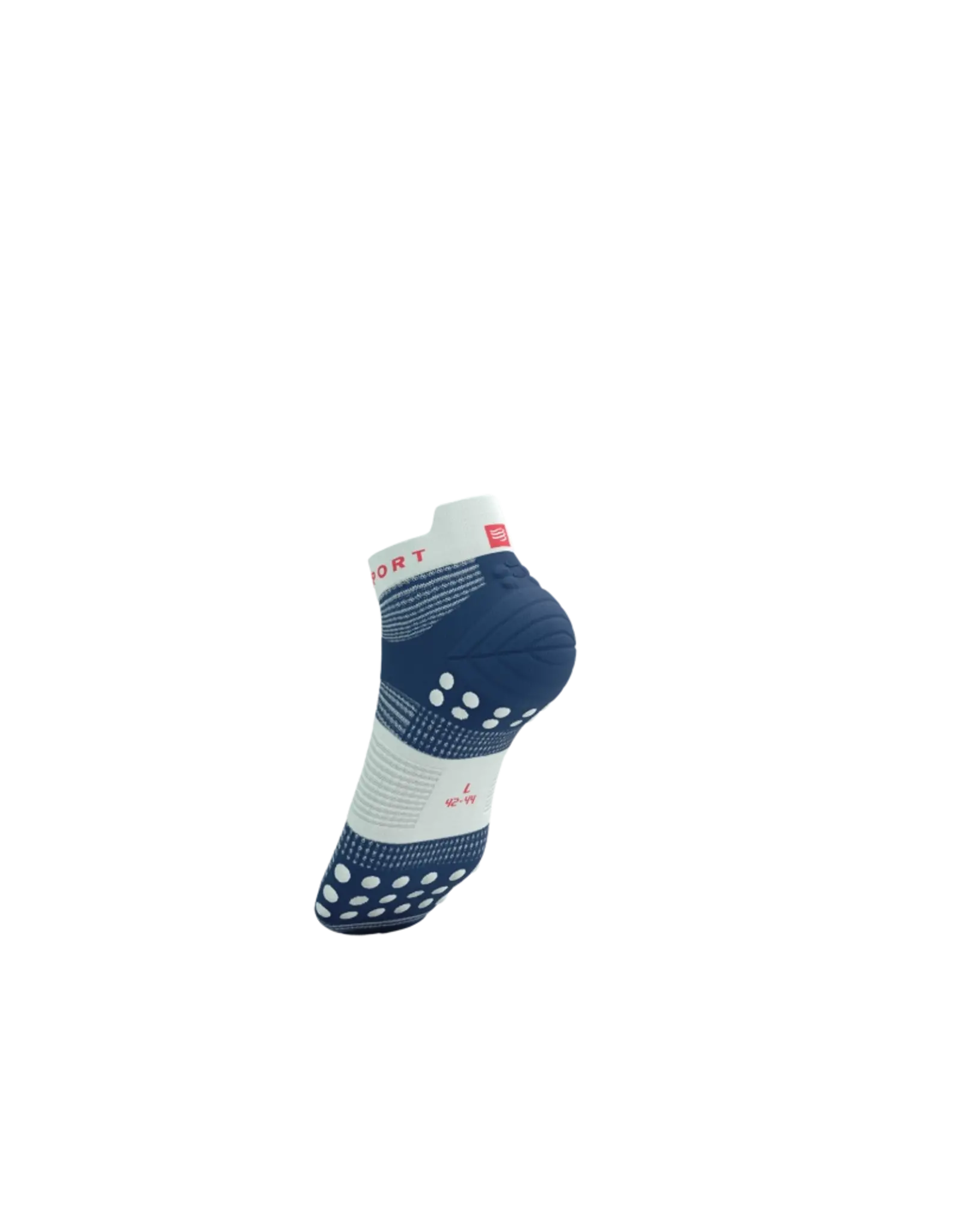 Compressport Pro Racing Socks V4.0 Run Low - Blues/Sugar