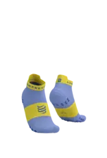 Compressport Pro Racing Socks V4.0 Run Low - Jacaranda/Maize
