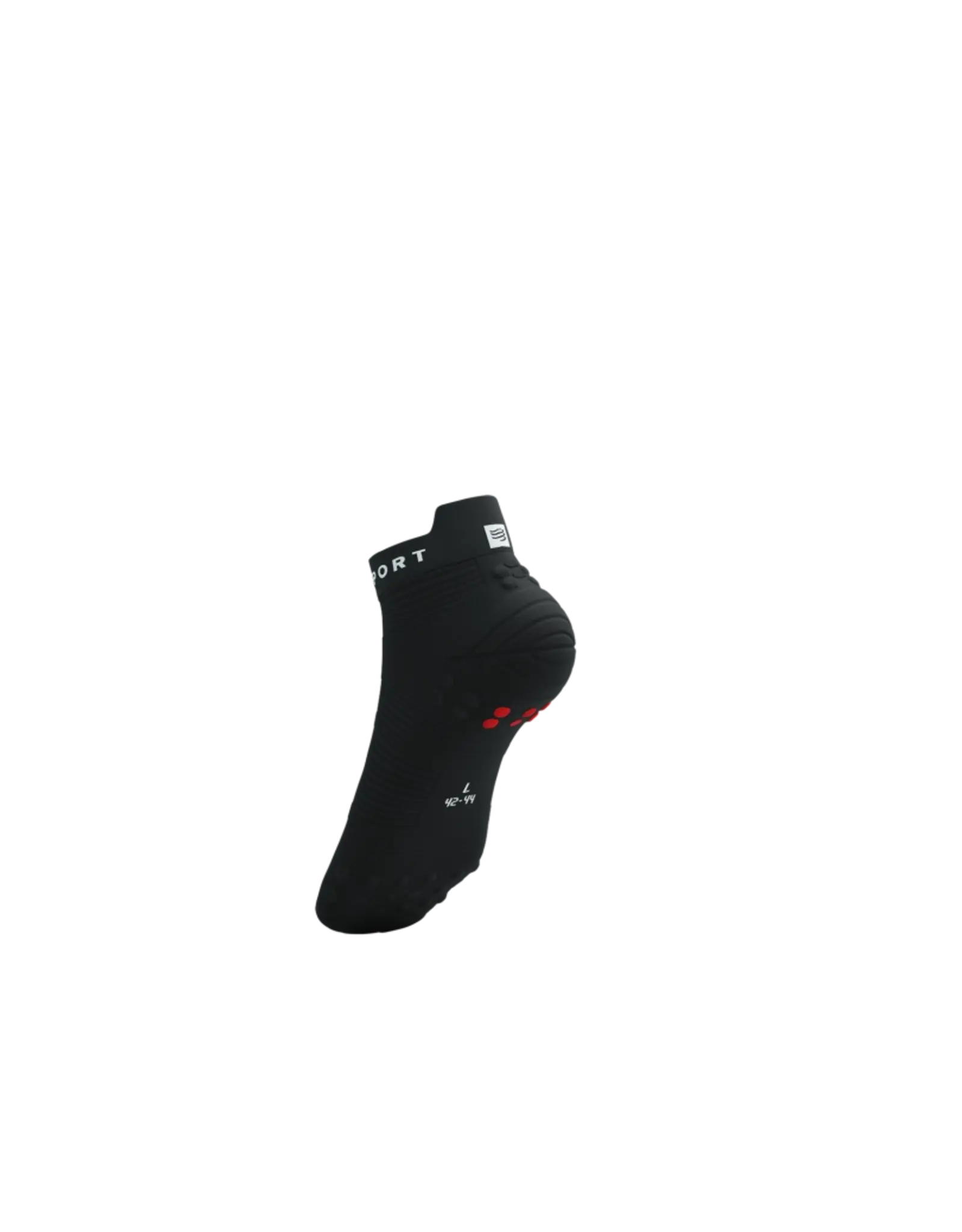 Compressport Pro Racing Socks V4.0 Run Low - Black/White