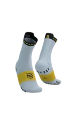 Compressport Pro Racing Socks V4.0 Trail - Grey Dawn/Ceylon Yellow