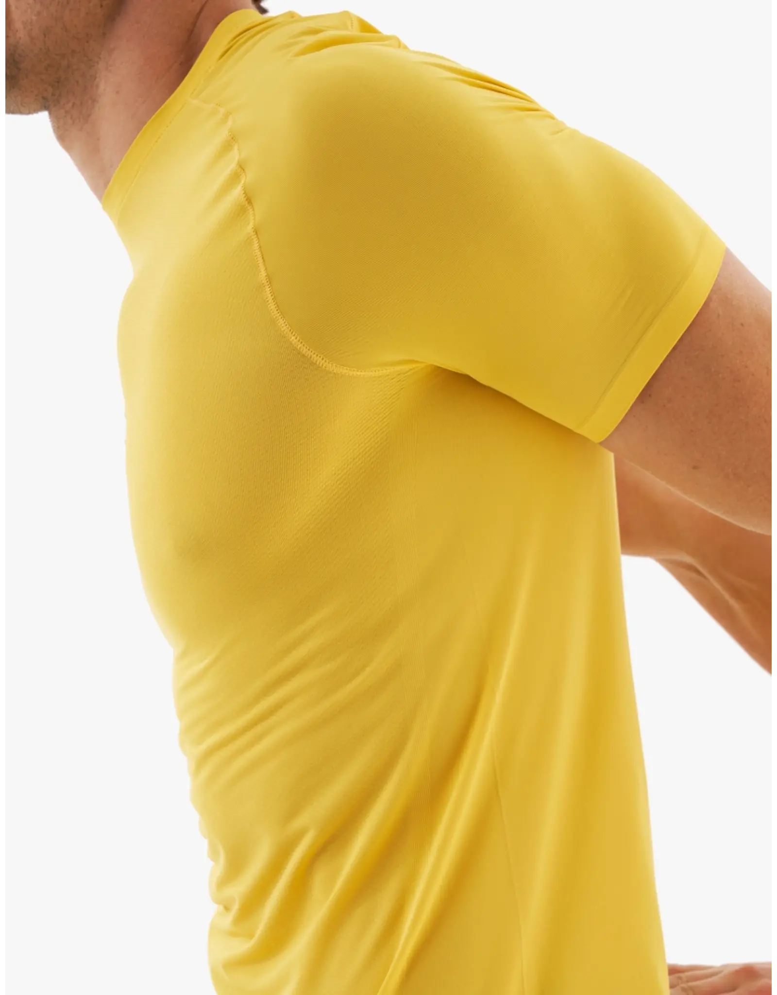 Compressport Trail Racing SS Tshirt M - Ceylon Yellow