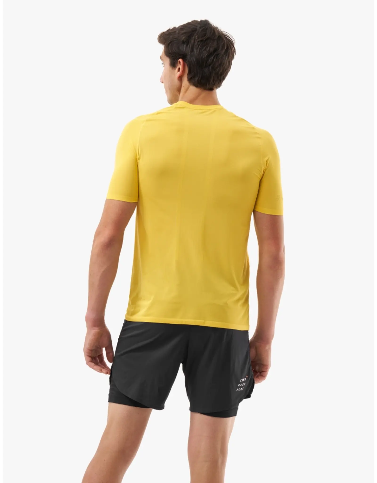 Compressport Trail Racing SS Tshirt M - Ceylon Yellow