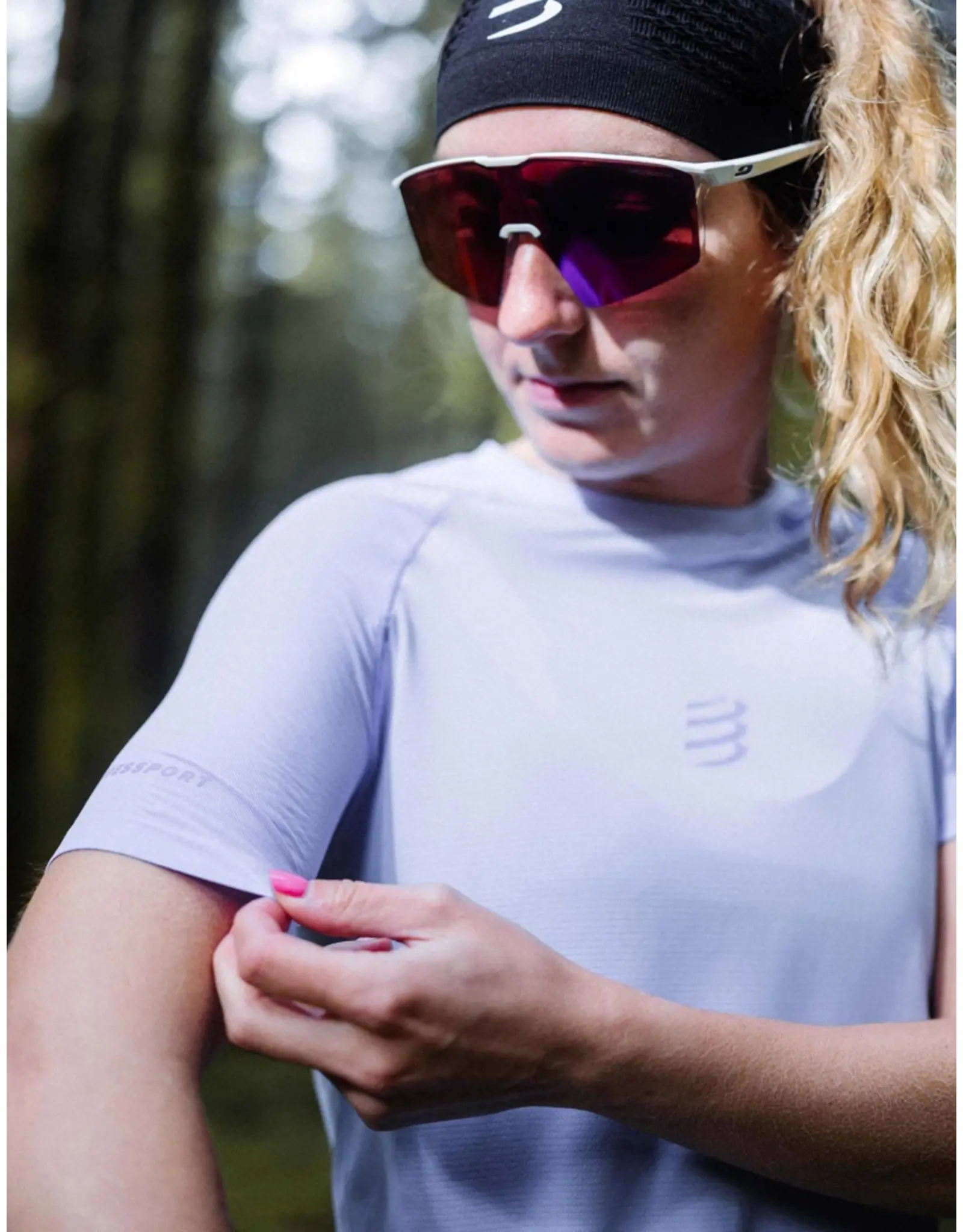 Compressport Trail Racing SS Tshirt W - Jacaranda