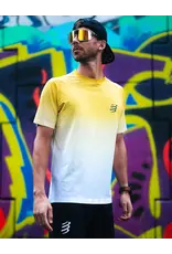 Compressport Performance SS Tshirt M - Ceylon Yellow/Grey Dawn