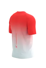 Compressport Performance SS Tshirt M - Fluo Red/White