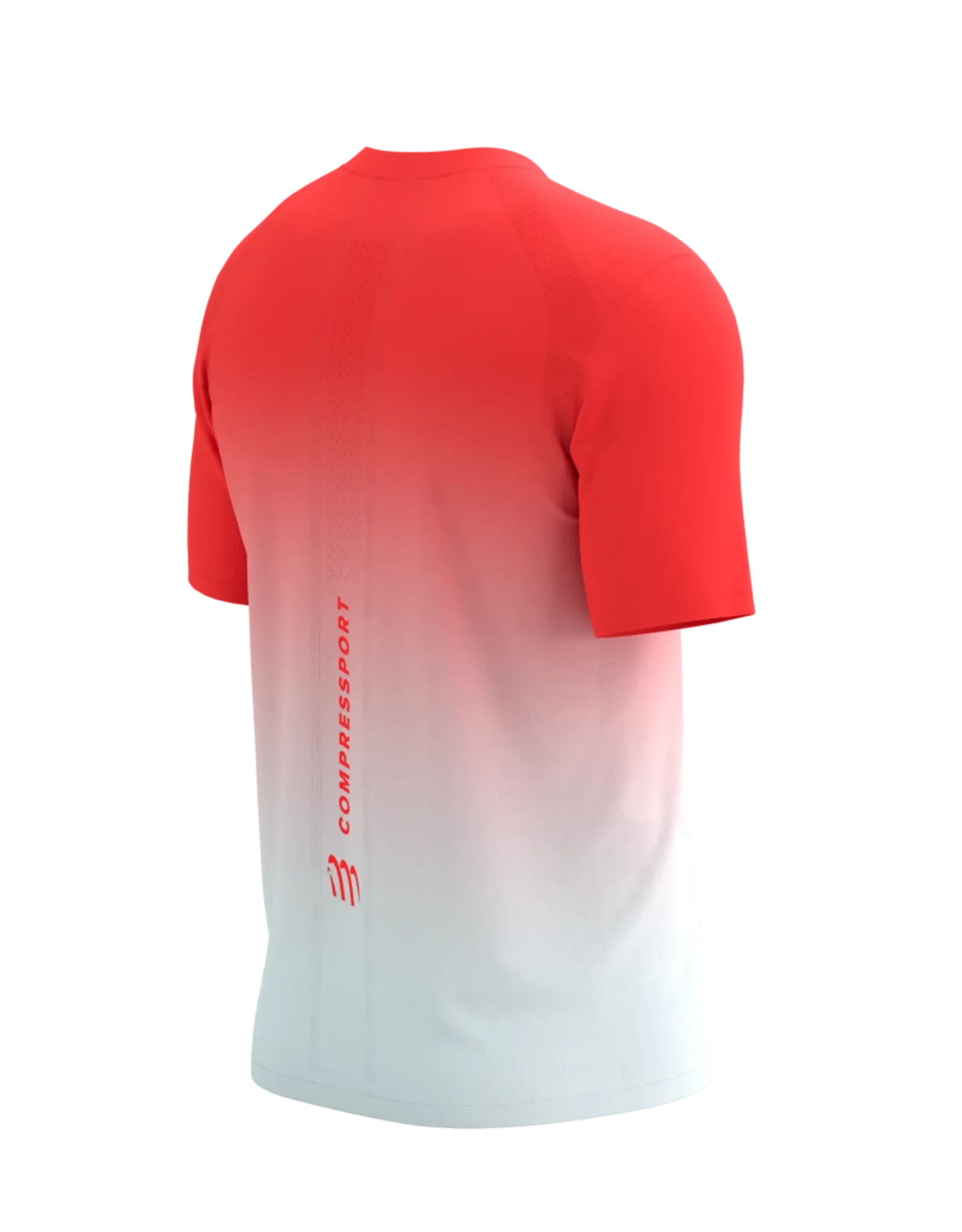 Compressport Performance SS Tshirt M - Fluo Red/White