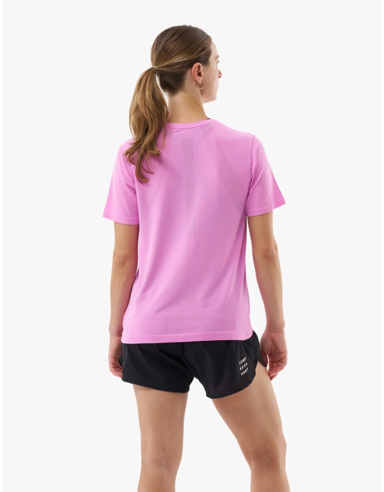 Compressport Performance Ss Tshirt W - Cyclamen