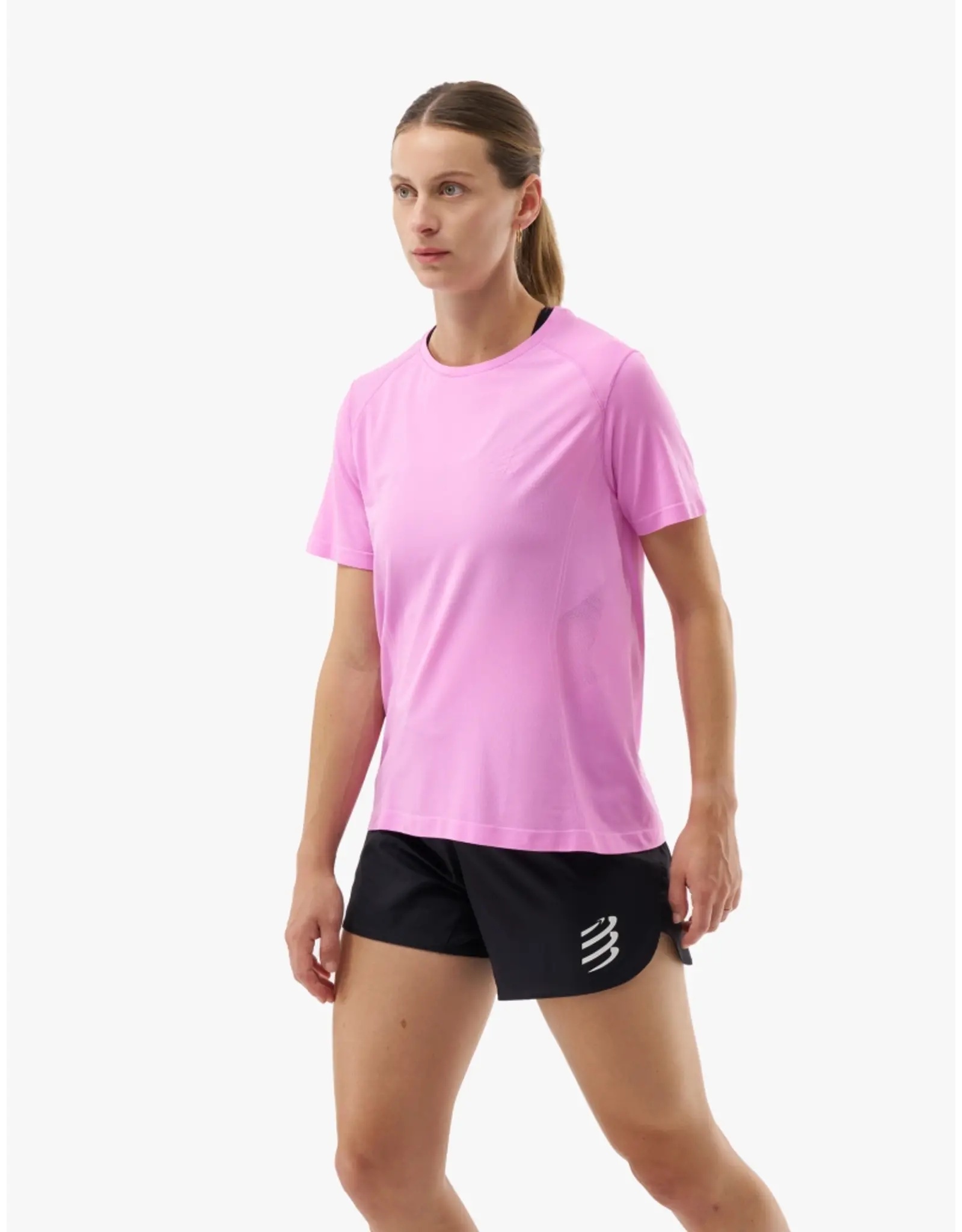 Compressport Performance Ss Tshirt W - Cyclamen