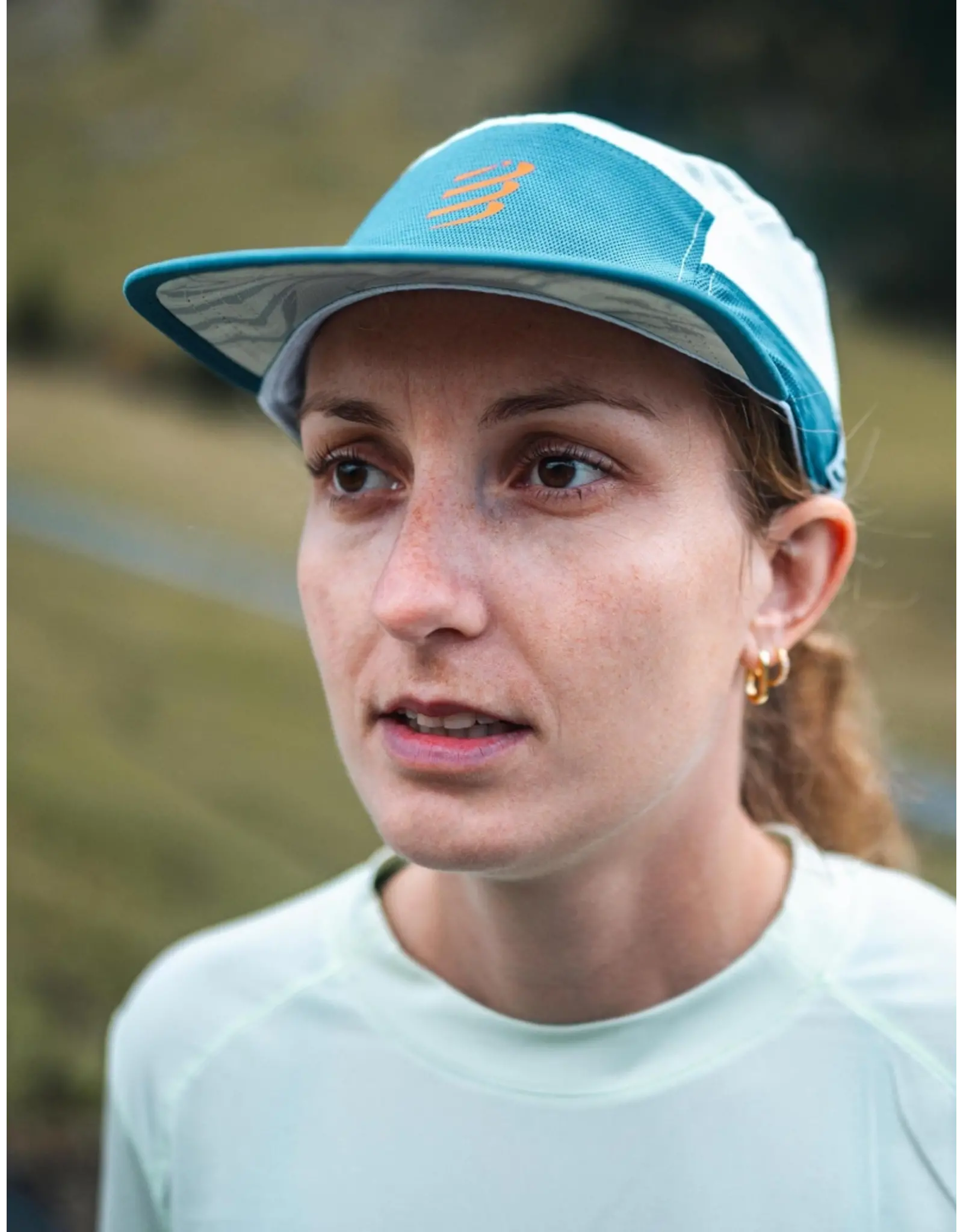 Compressport 5 Panel Light Cap - Stargazer/Aqua