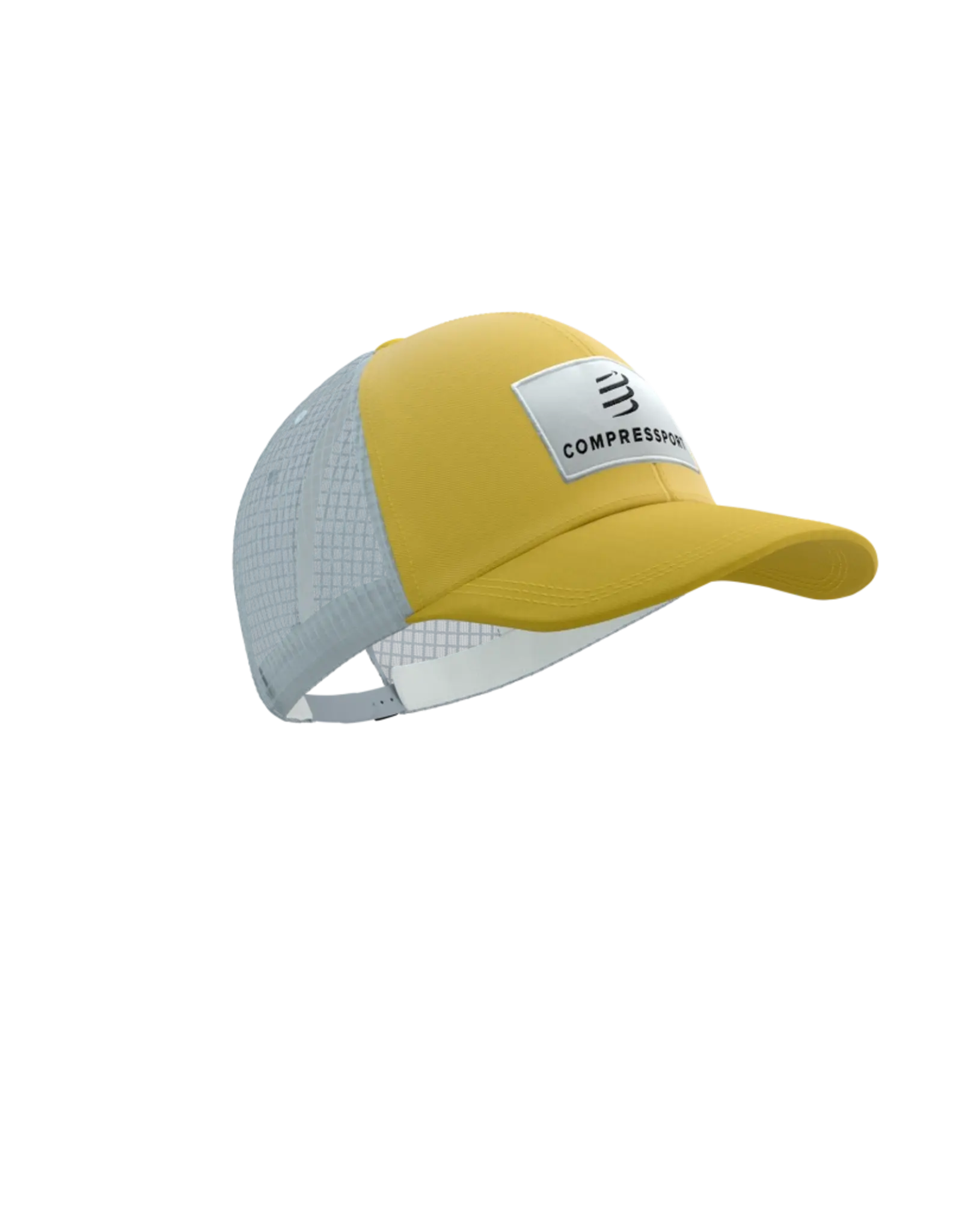 Compressport Trucker 6P Cap - Grey Dawn/Ceylon Yellow