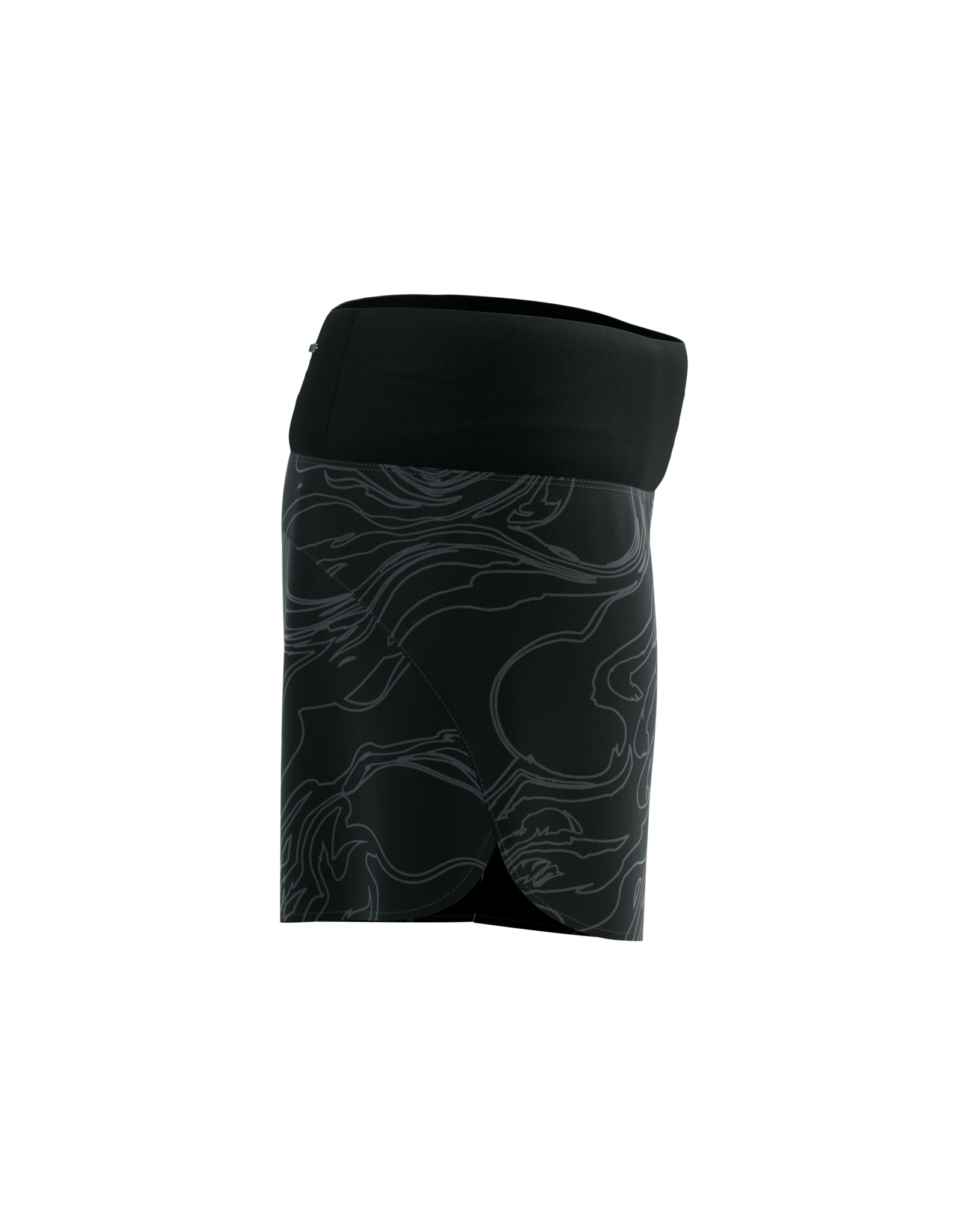 Compressport Performance Short W Aurora - Black/Aurora