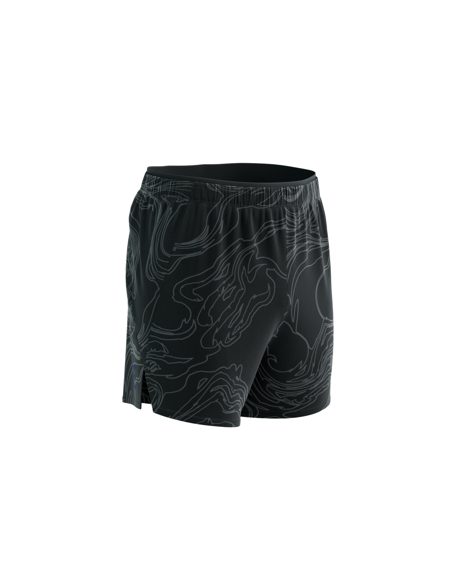 Compressport Performance Short M Aurora  - Black/Aurora