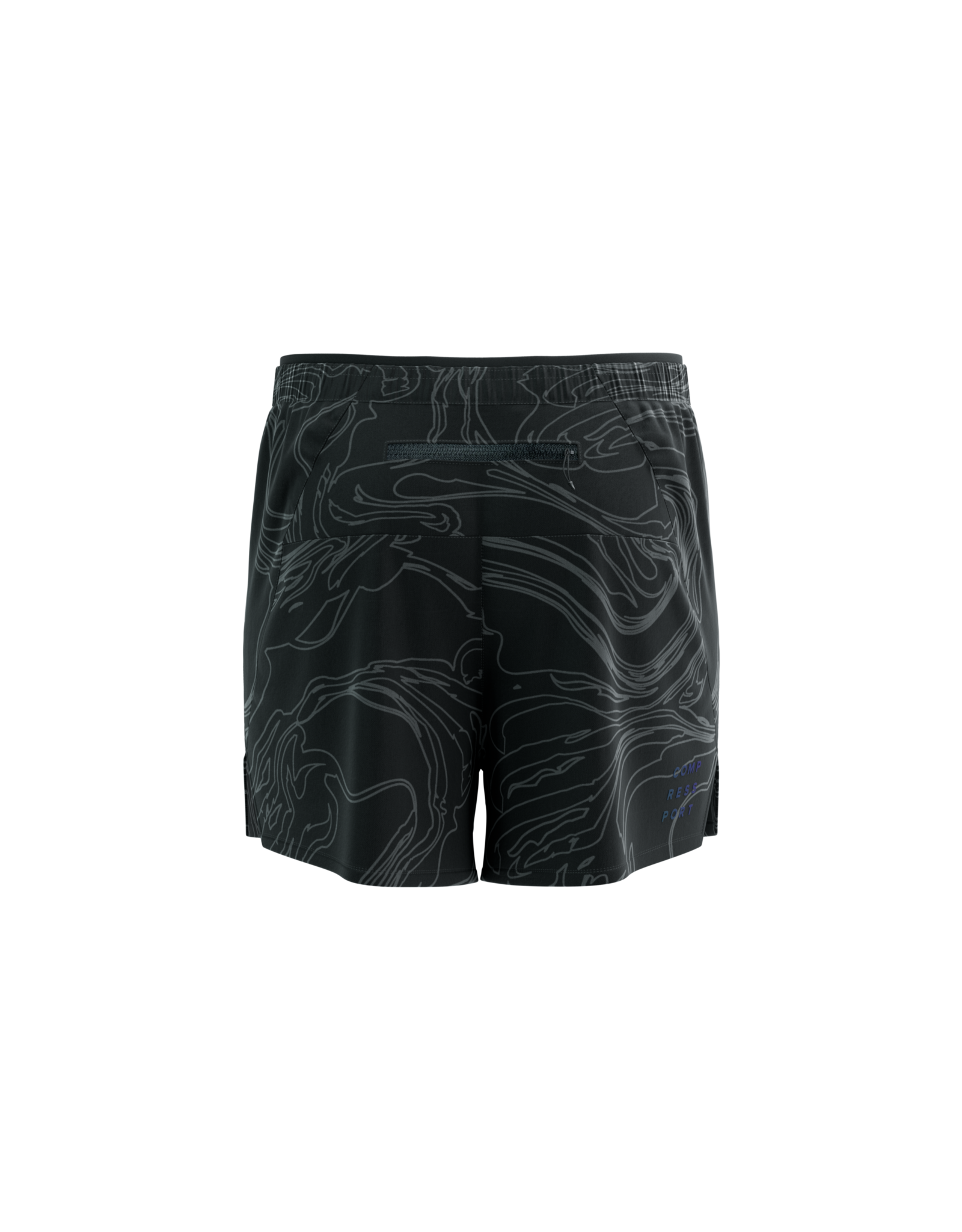 Compressport Performance Short M Aurora  - Black/Aurora
