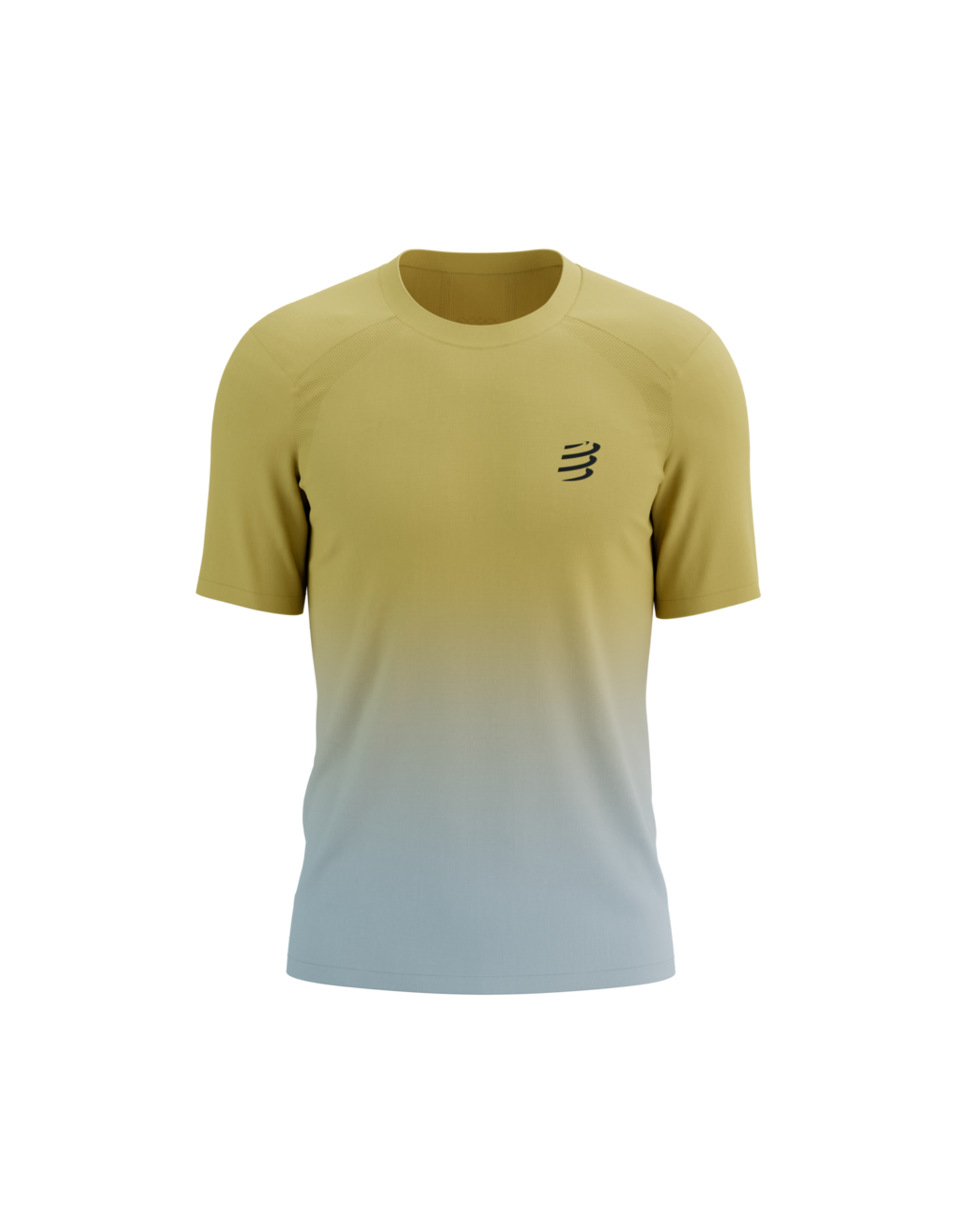 Compressport Performance SS Tshirt M - Ceylon Yellow/Grey Dawn