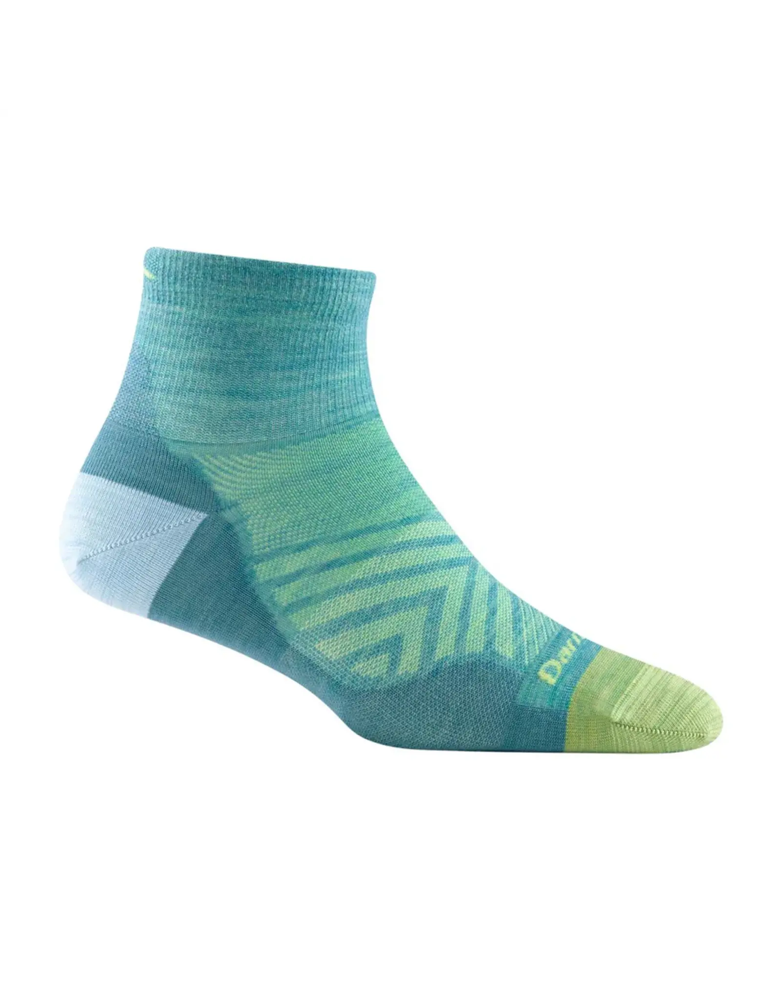 Darn Tough Run 1/4 Ultra-Lightweight - Aqua
