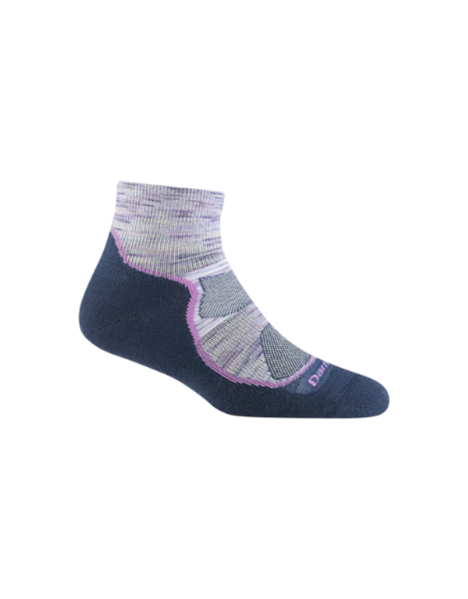 Darn Tough Light Hiker 1/4 Lightweight with Cushion - Cosmic Purple
