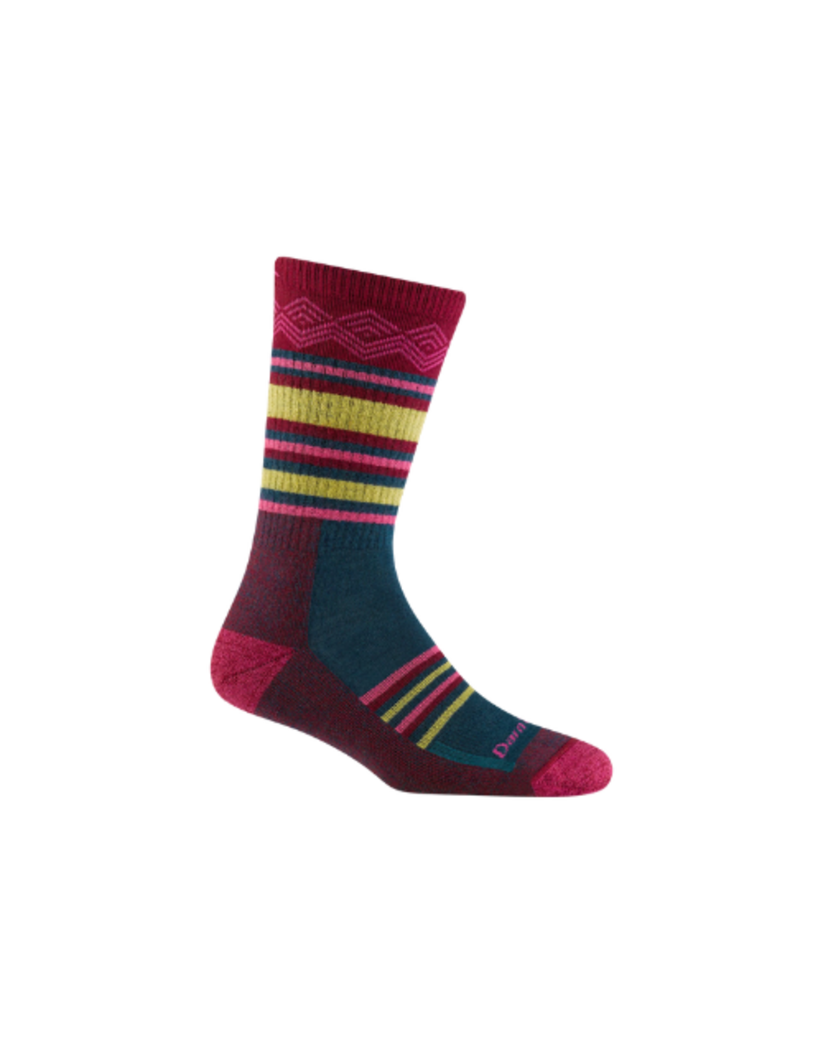 Darn Tough Ryder Boot Midweight with Cushion - Burgundy