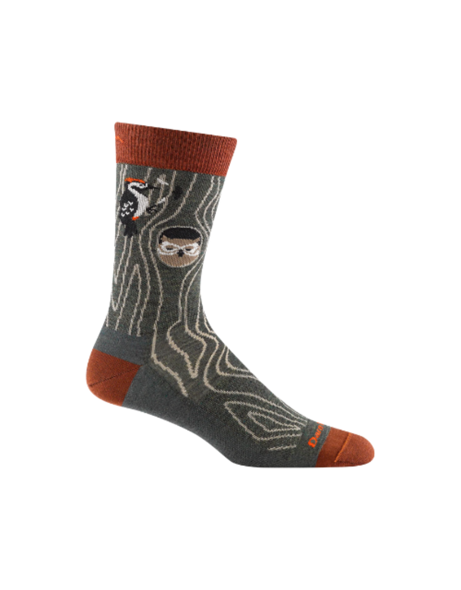 Darn Tough Woody Crew Lightweight - Forest