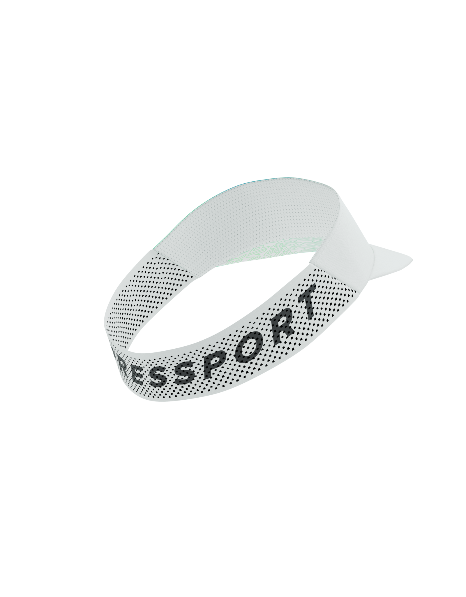 Compressport Pro Racing Visor - Star White/Blue-Green