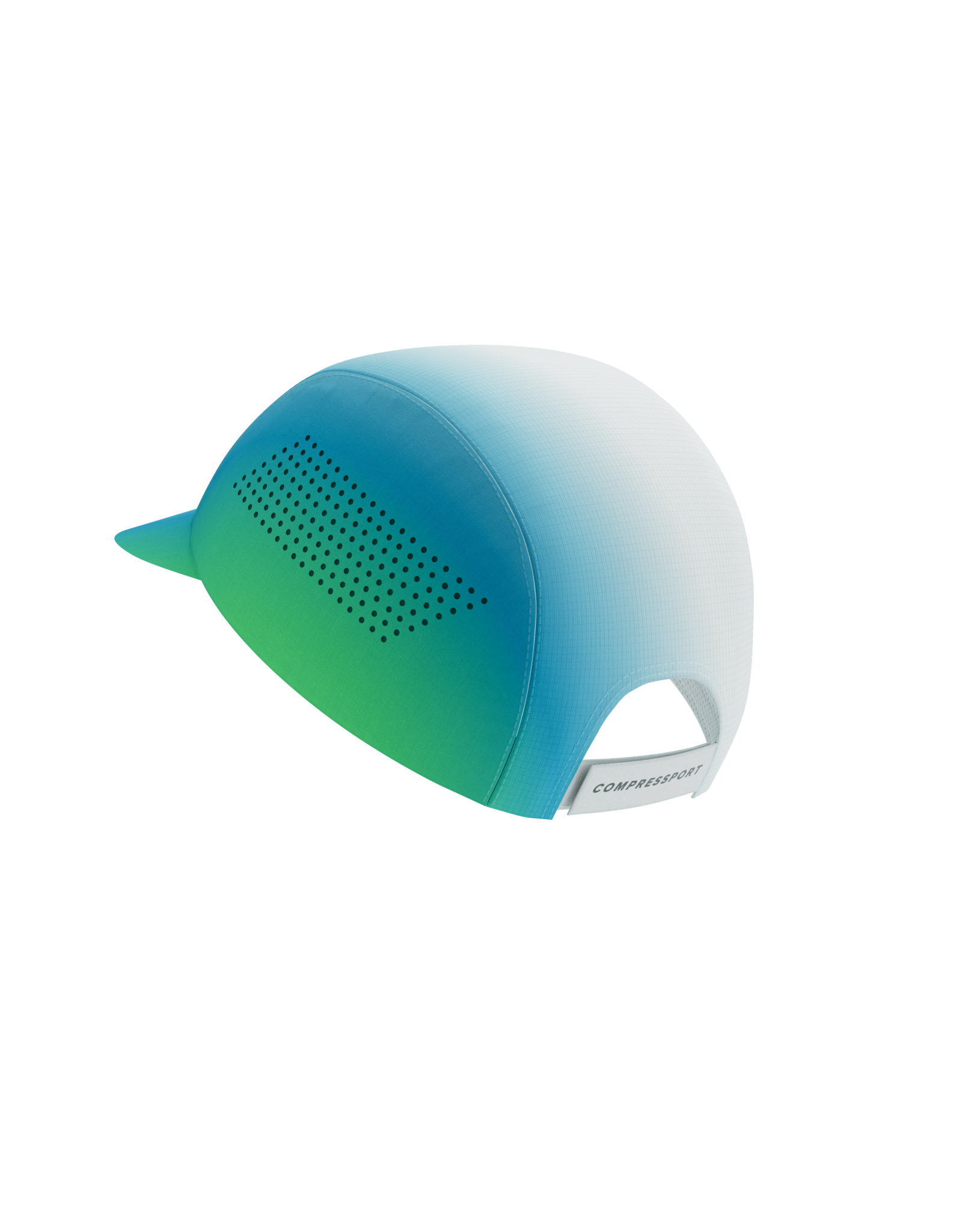 Compressport Pro Racing Cap - Star White/Blue-Green