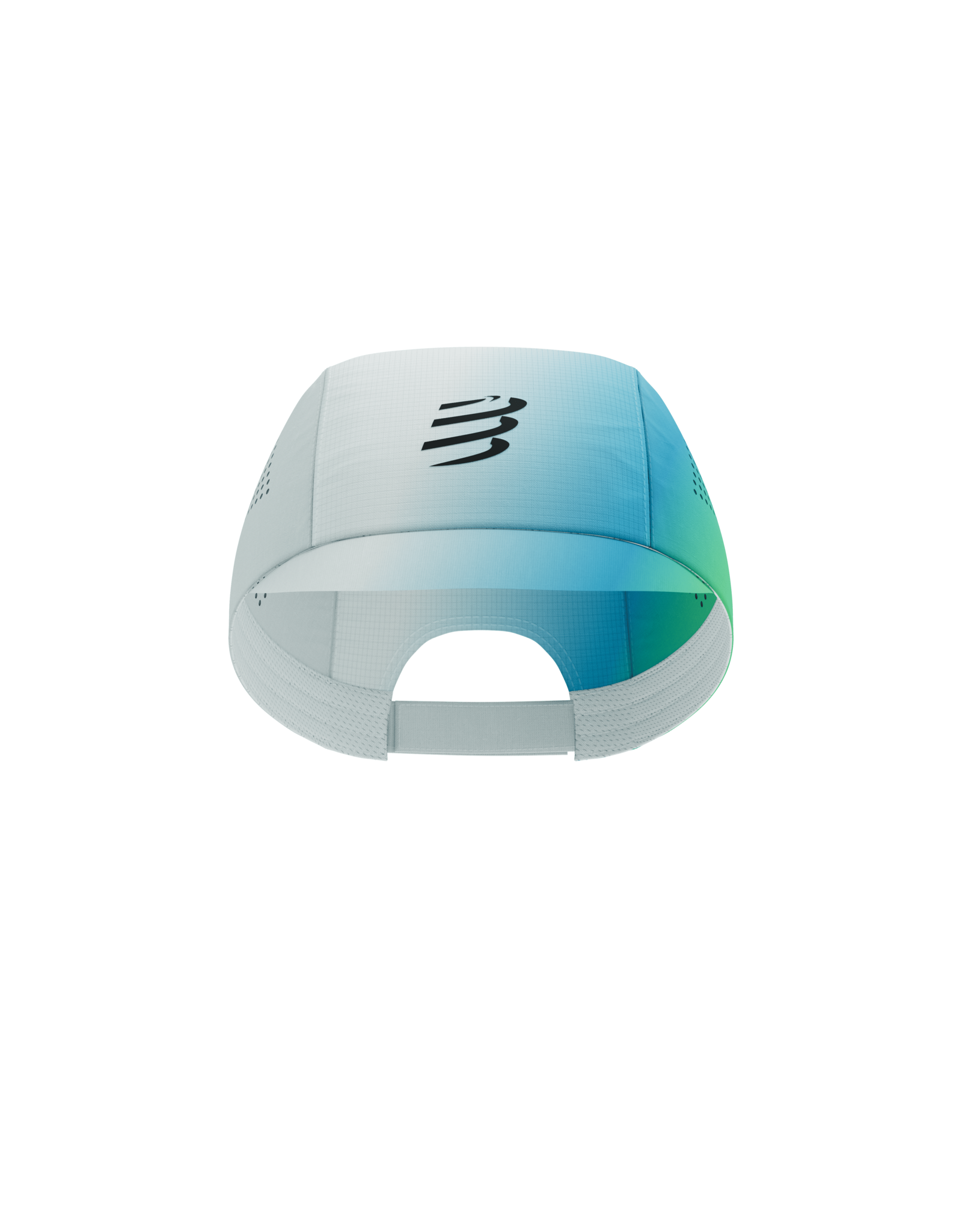 Compressport Pro Racing Cap - Star White/Blue-Green