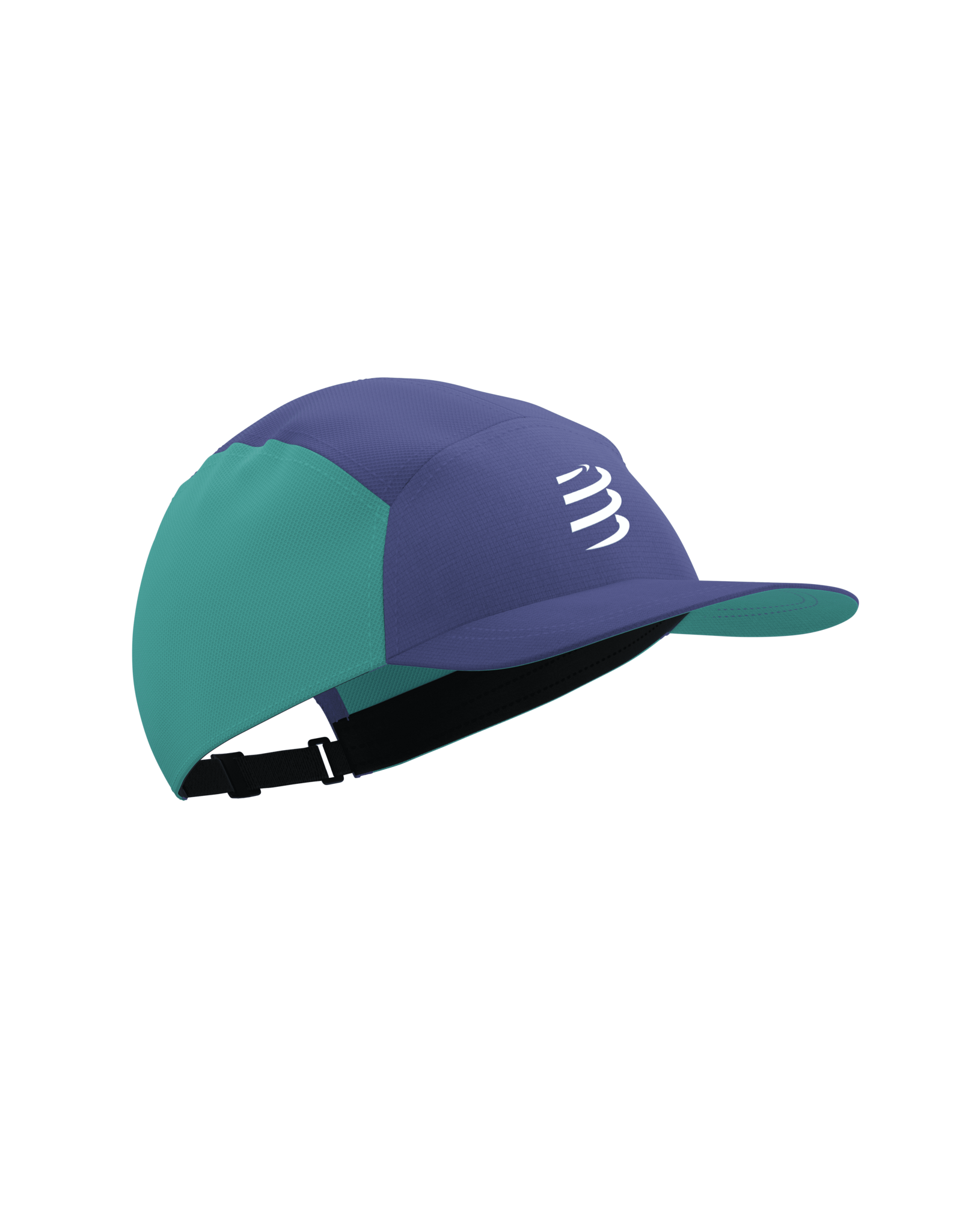 Compressport 5 Panel Cap - Orient Blue/Pool Blue