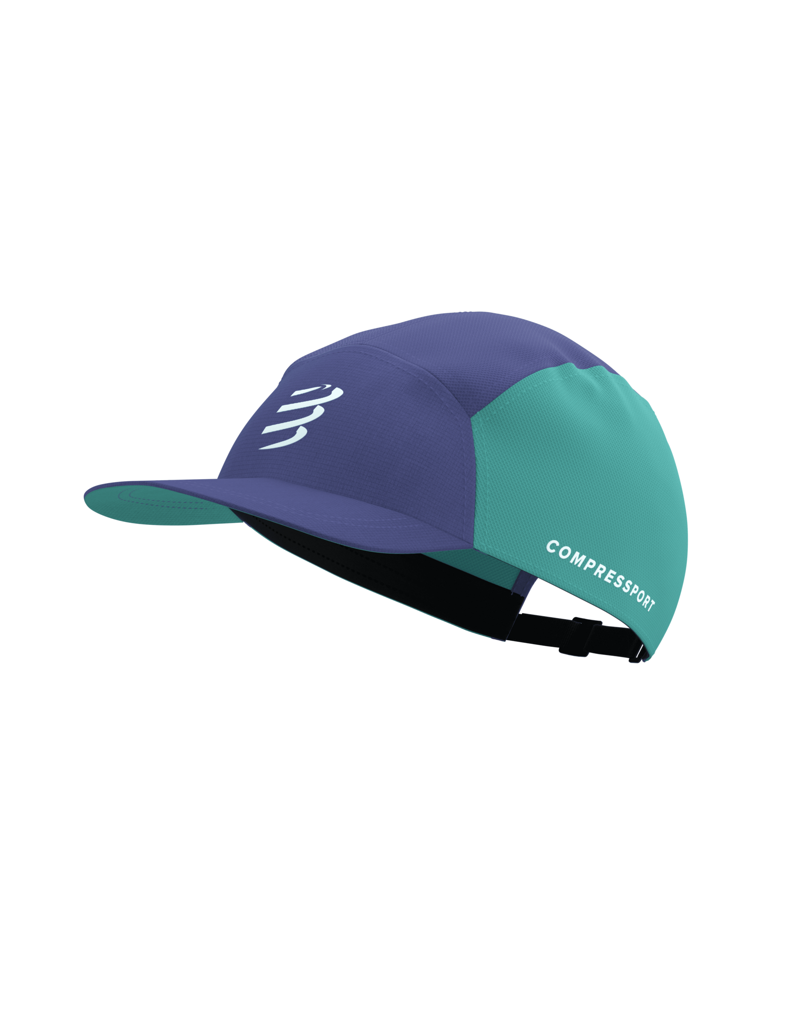 Compressport 5 Panel Cap - Orient Blue/Pool Blue