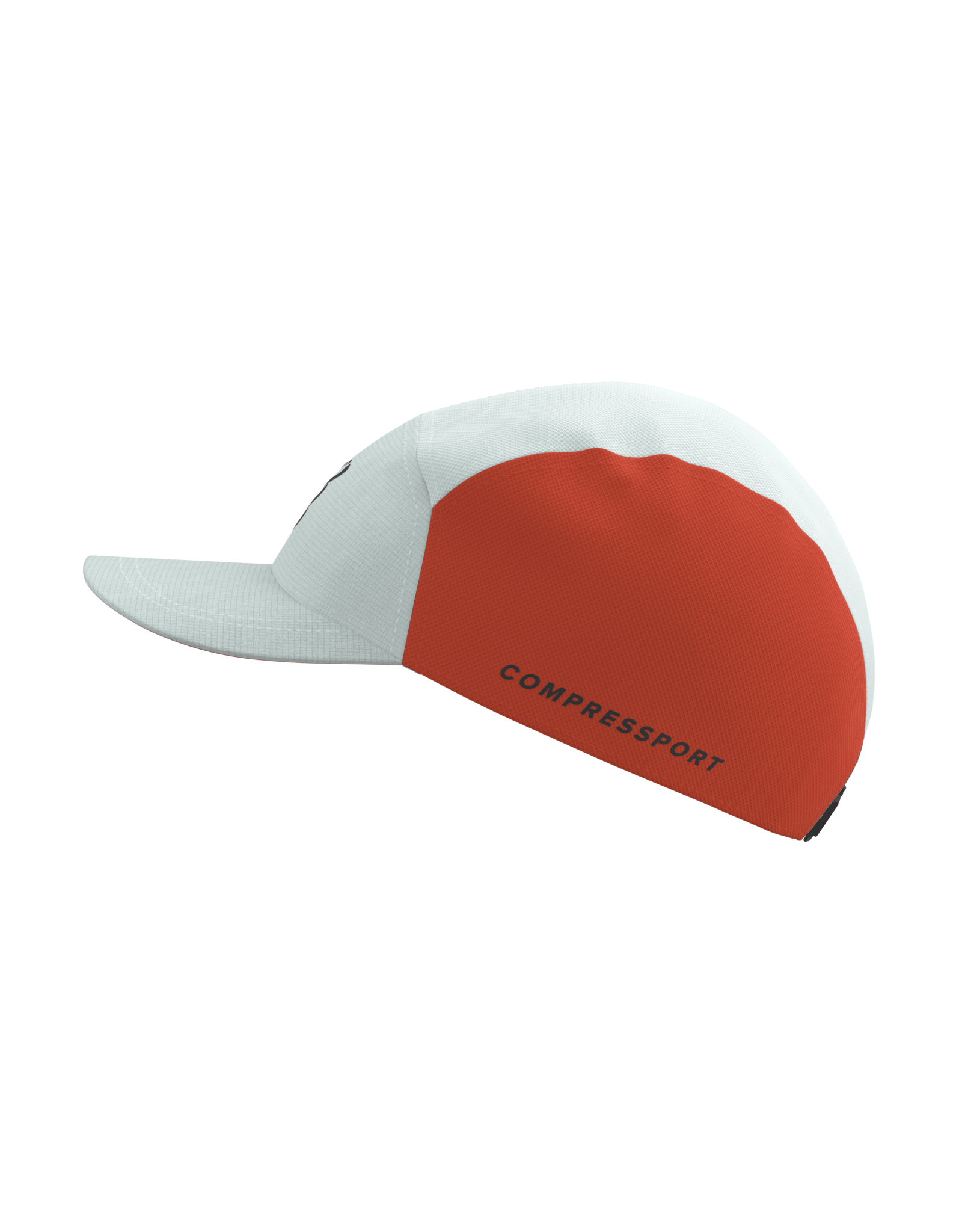 Compressport 5 Panel Cap - Star White/Tigerlily