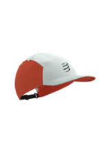 Compressport 5 Panel Cap - Star White/Tigerlily