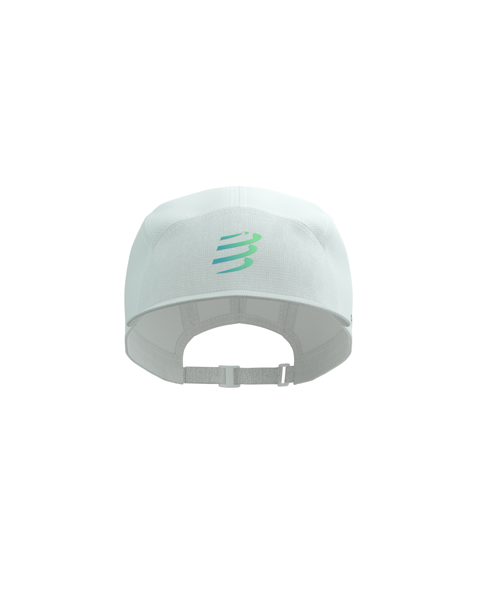 Compressport 5 Panel Cap - Star White/Blue-Green