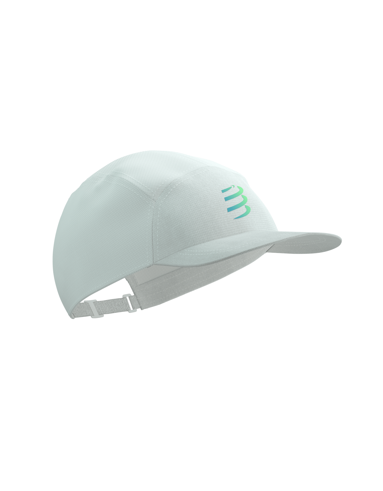 Compressport 5 Panel Cap - Star White/Blue-Green