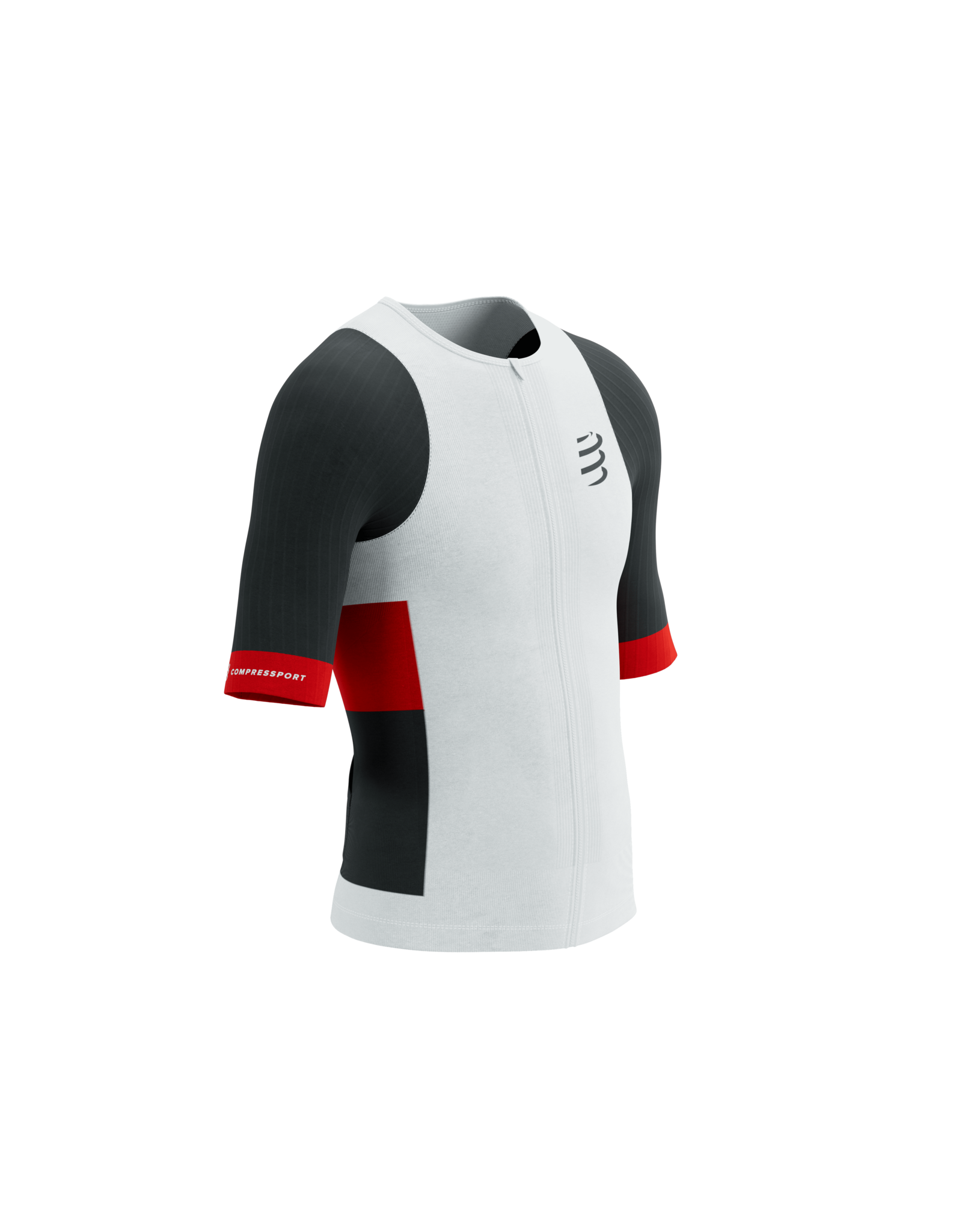 Compressport Stream SS Tri Top M - White/Black