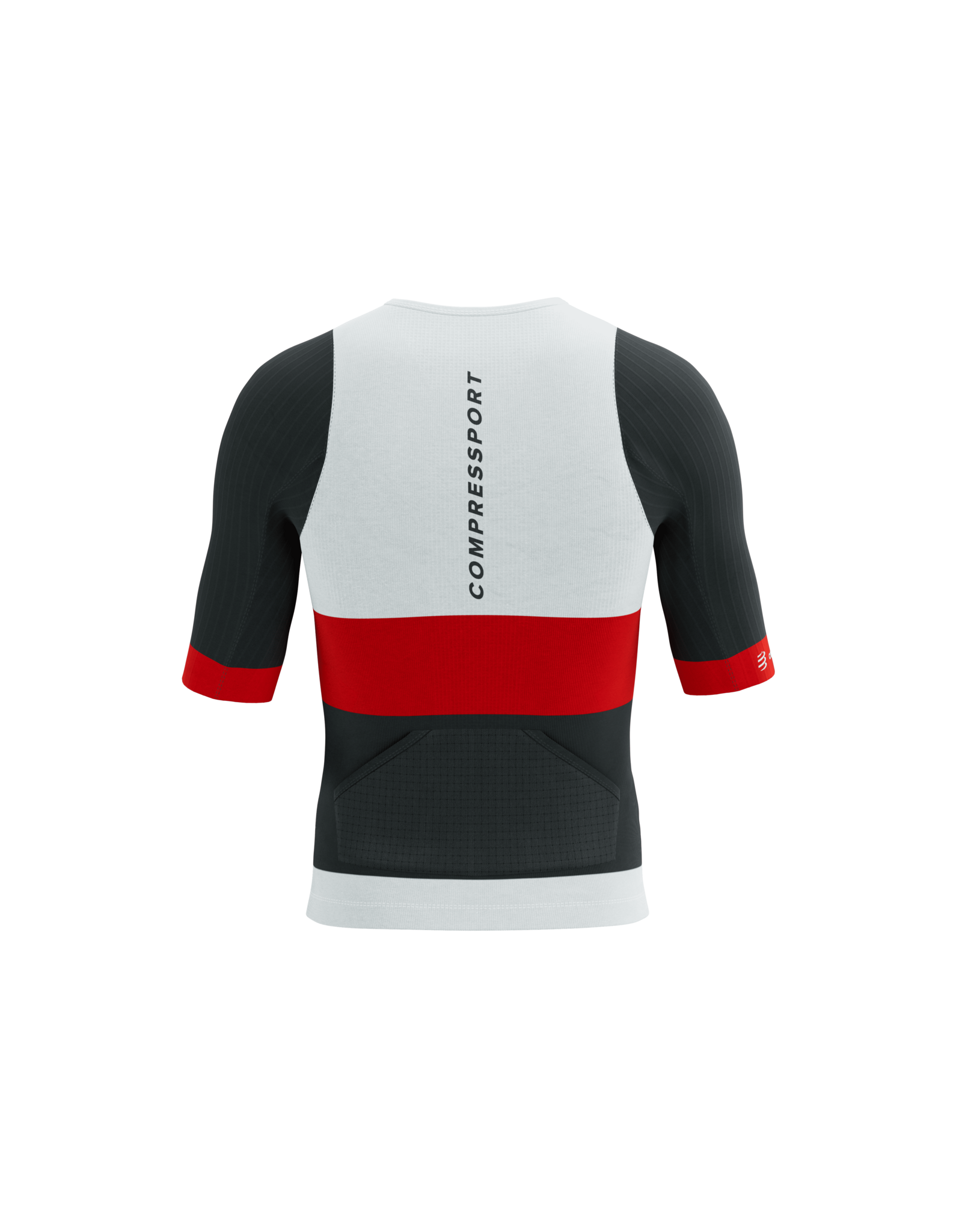 Compressport Stream SS Tri Top M - White/Black