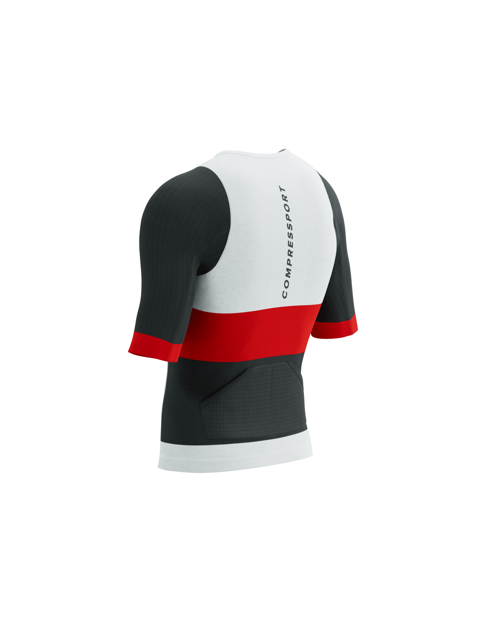 Compressport Stream SS Tri Top M - White/Black
