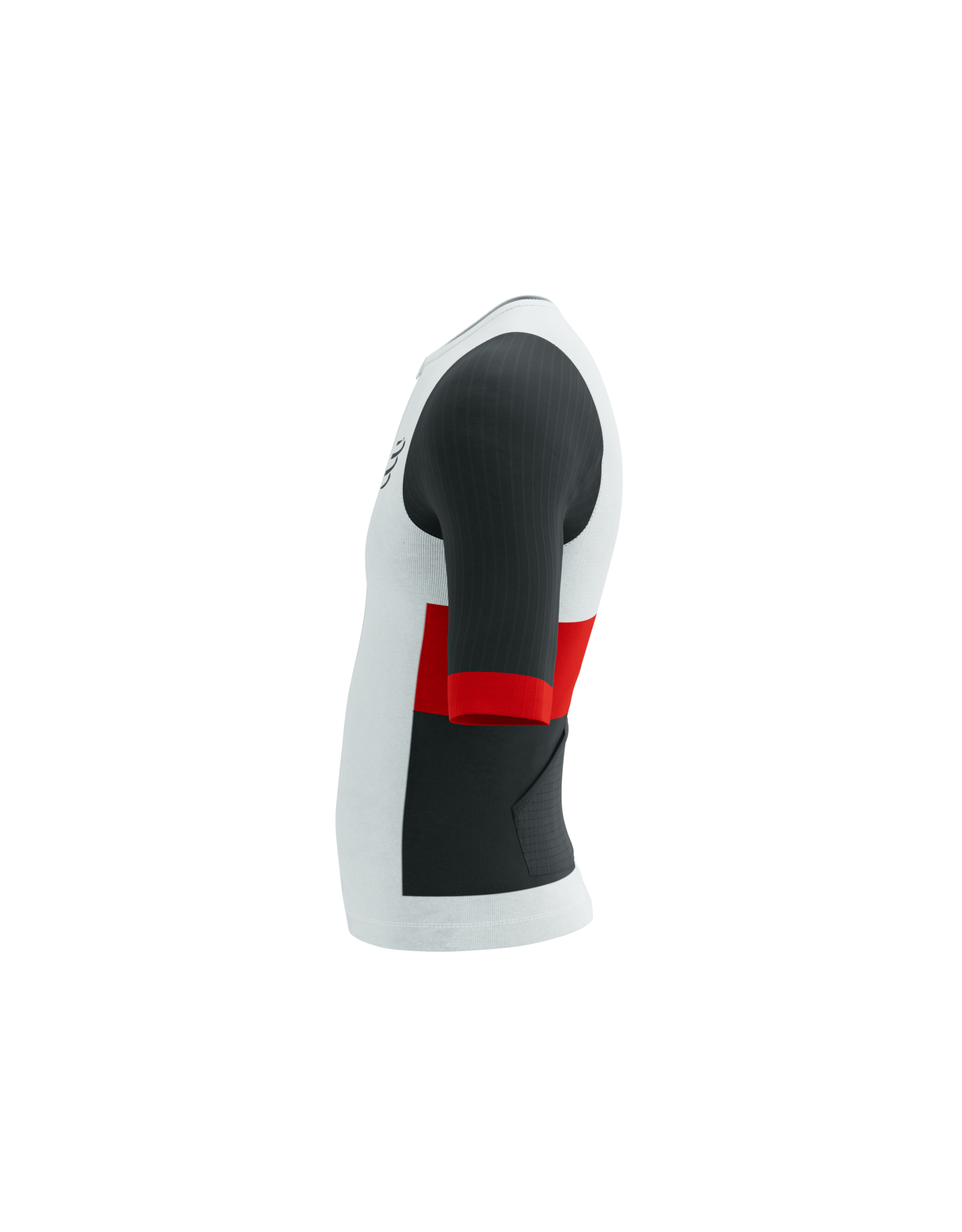 Compressport Stream SS Tri Top M - White/Black