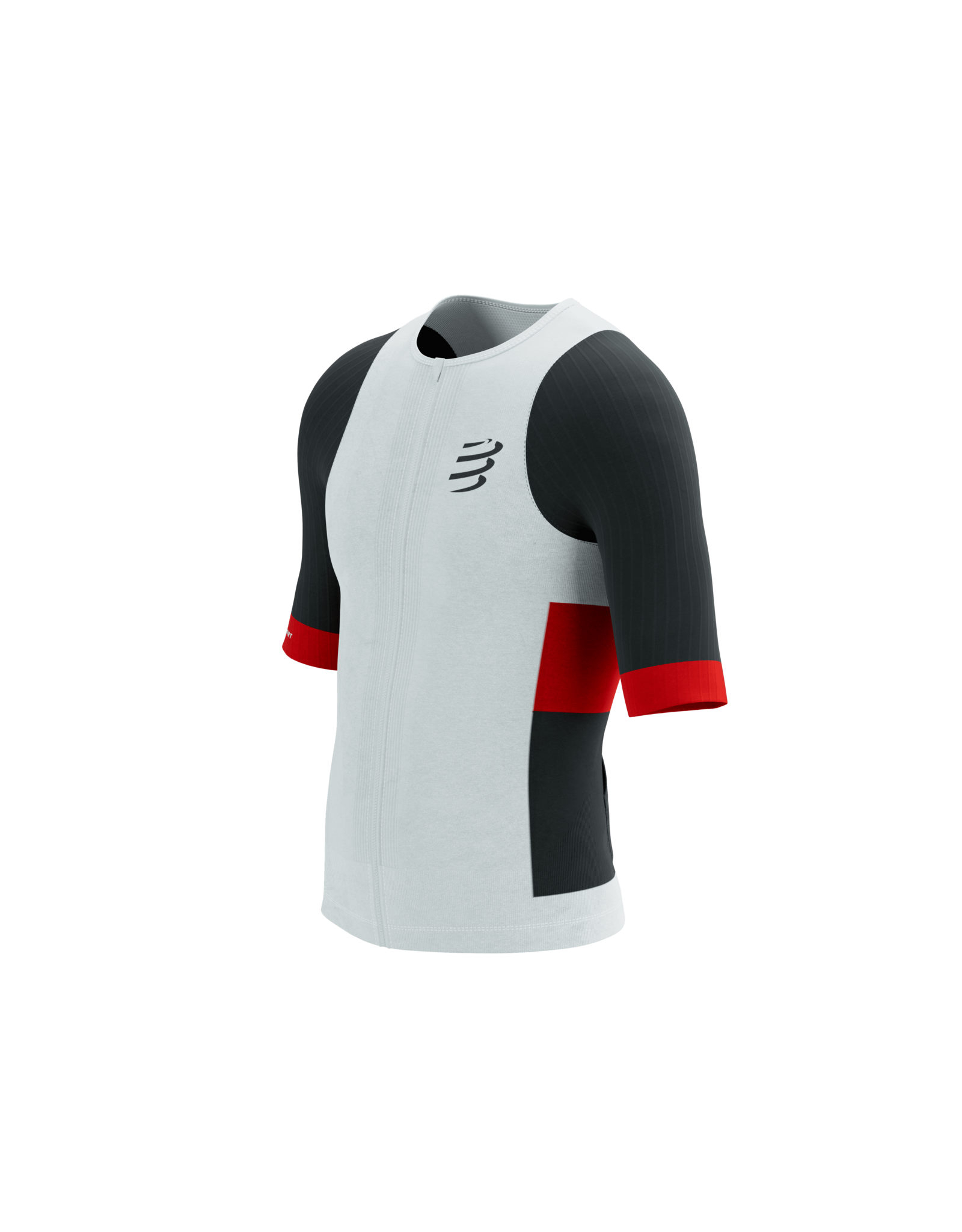 Compressport Stream SS Tri Top M - White/Black