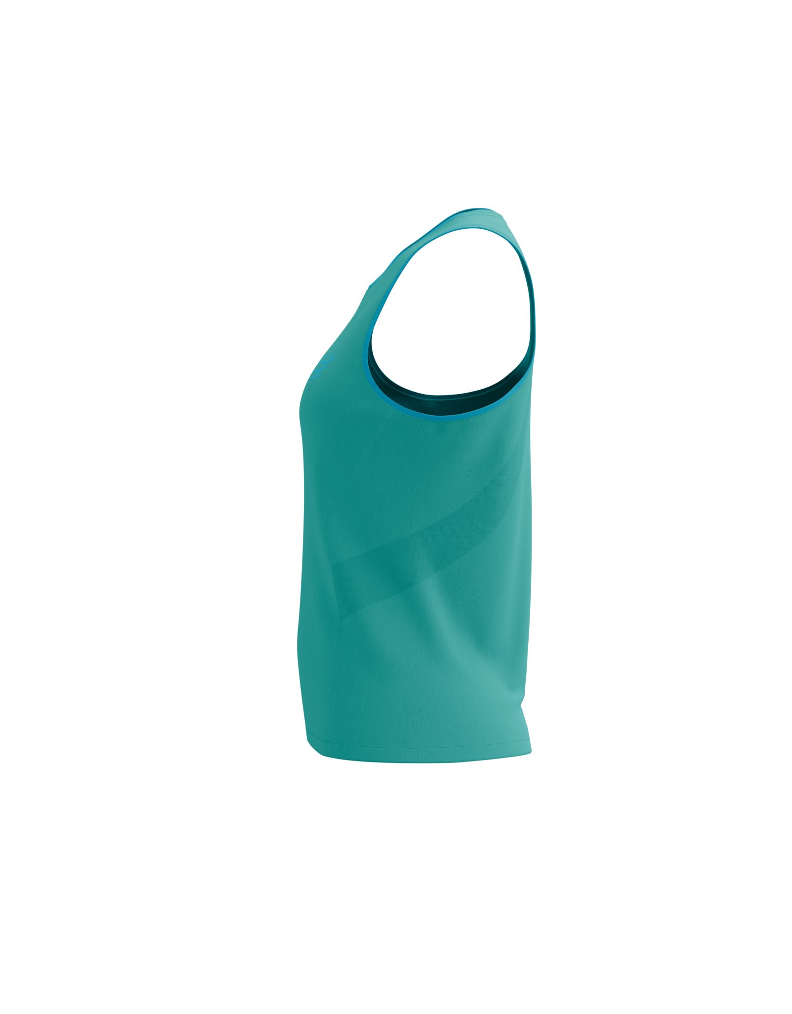 Compressport Performance Singlet W - Pool Blue