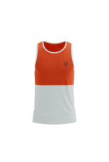 Compressport Performance Singlet M - Tigerlily/Star White