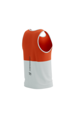 Compressport Performance Singlet M - Tigerlily/Star White
