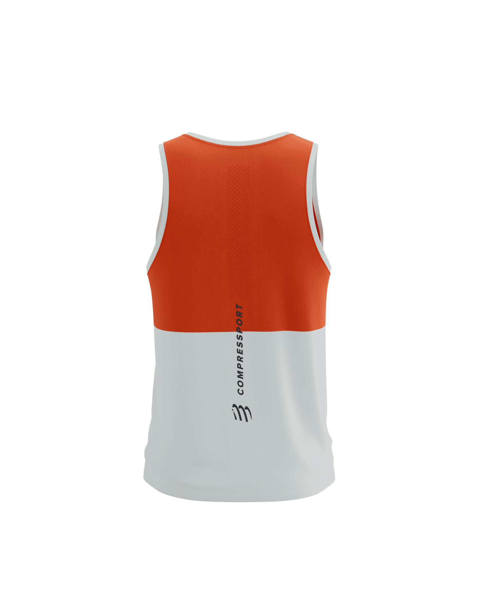 Compressport Performance Singlet M - Tigerlily/Star White