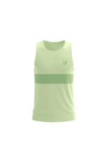 Compressport Performance Singlet M - Cream/Neon Green