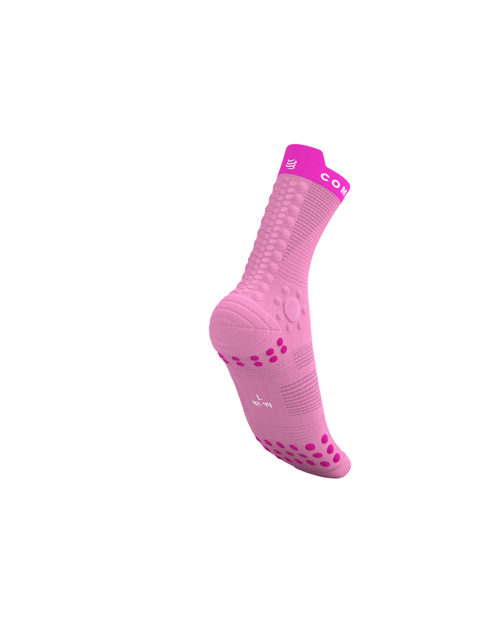 Compressport Pro Racing Socks V4.0 Trail - Begonia/Neon Pink