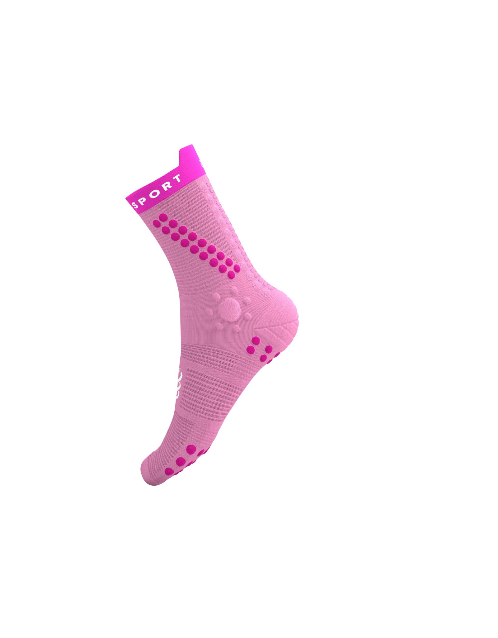 Compressport Pro Racing Socks V4.0 Trail - Begonia/Neon Pink