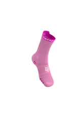 Compressport Pro Racing Socks V4.0 Trail - Begonia/Neon Pink