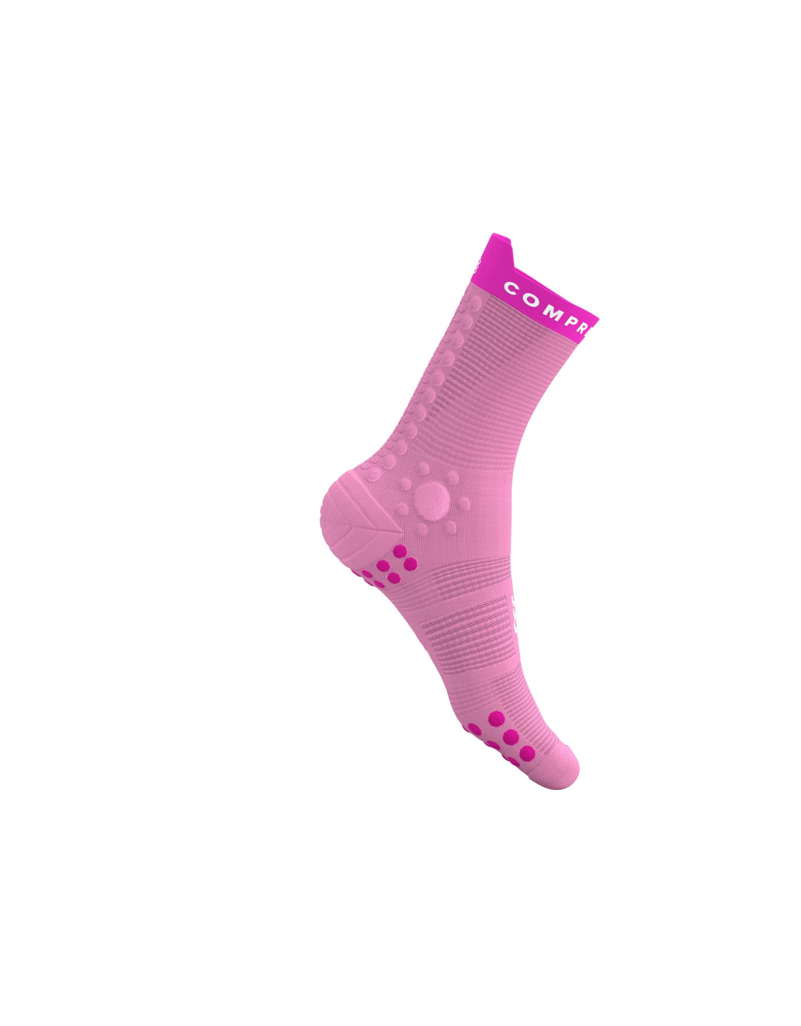 Compressport Pro Racing Socks V4.0 Trail - Begonia/Neon Pink