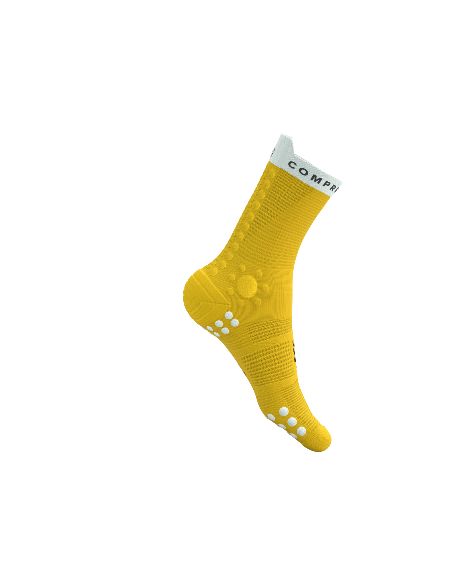 Compressport Pro Racing Socks V4.0 Trail - Lemon/White