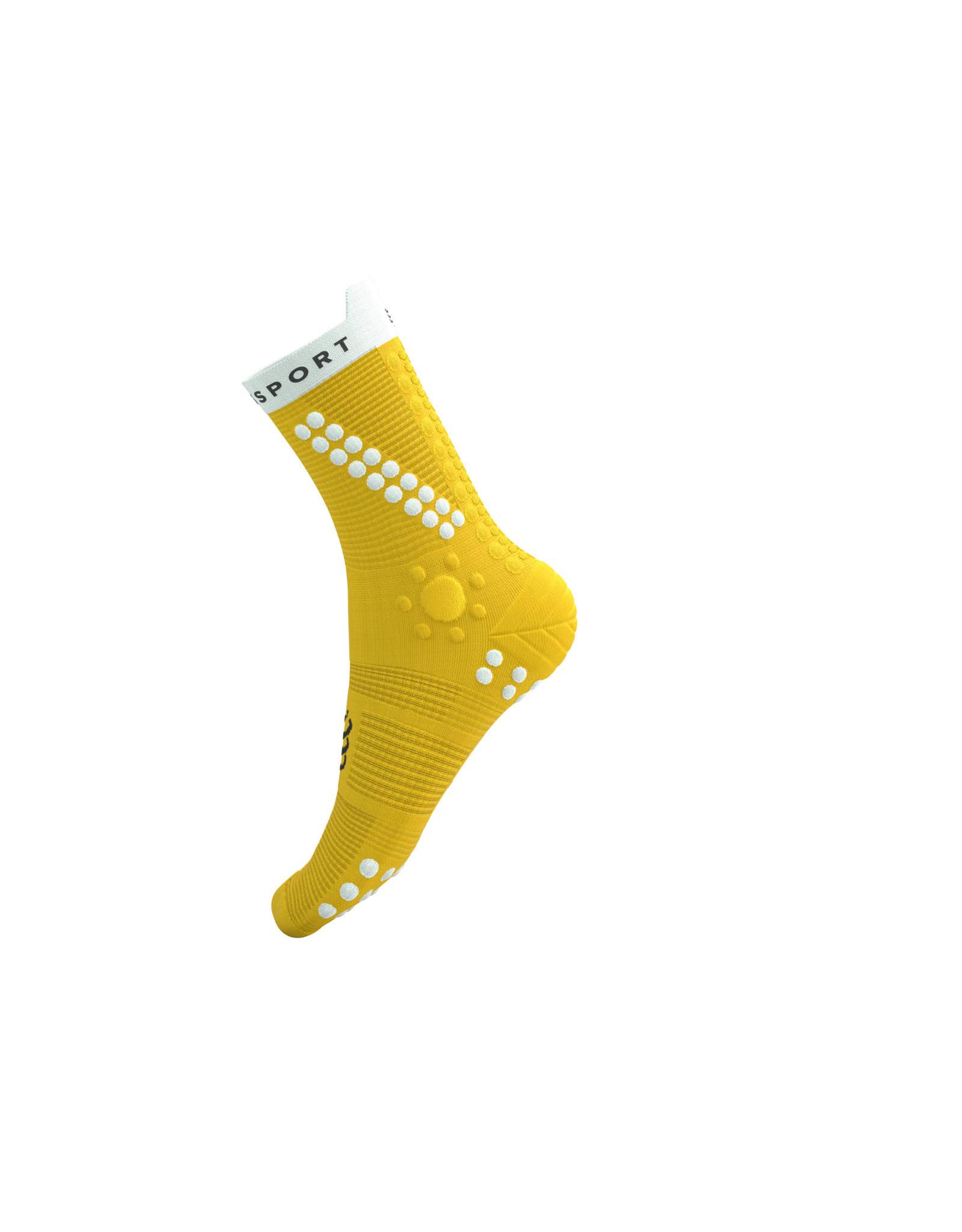 Compressport Pro Racing Socks V4.0 Trail - Lemon/White