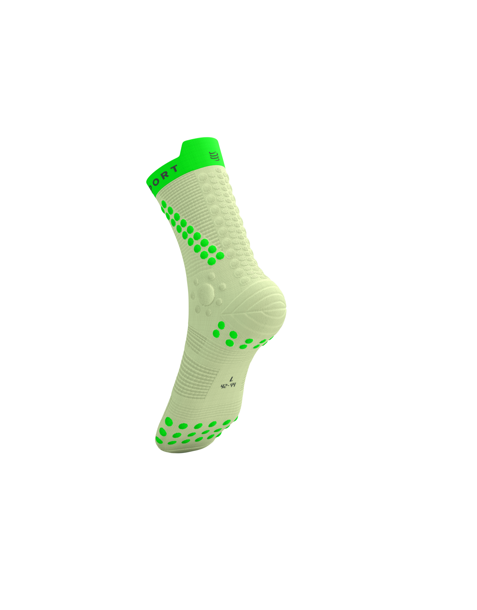 Compressport Pro Racing Socks V4.0 Trail - Lime/Neon Green